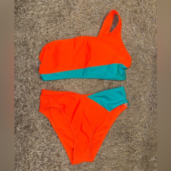 Amazon Other - Orange and Teal Bikini Set!